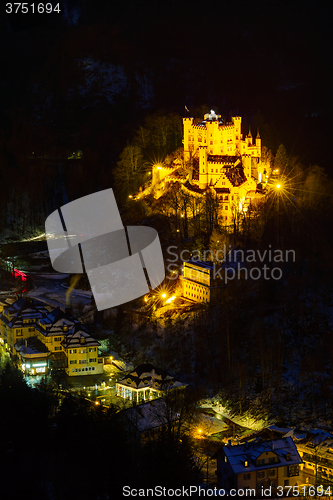 Image of Hohenschwangau castle in Bavaria, Germany