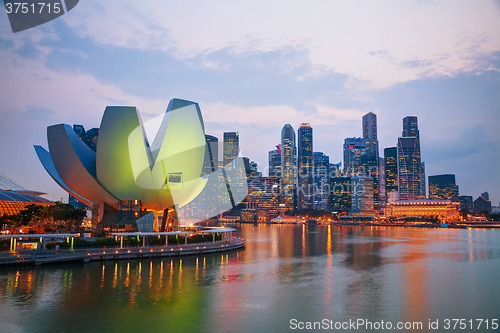 Image of Singapore financial district