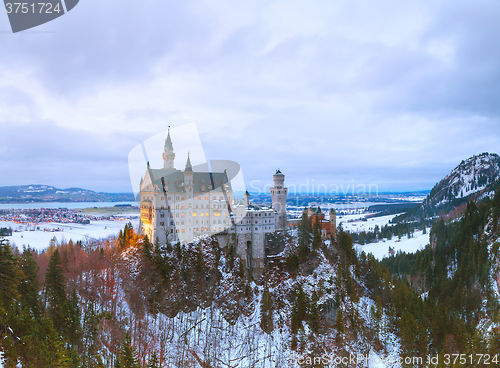 Image of Neuschwanstein castle in Bavaria, Germany