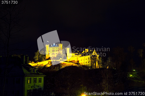 Image of Hohenschwangau castle in Bavaria, Germany