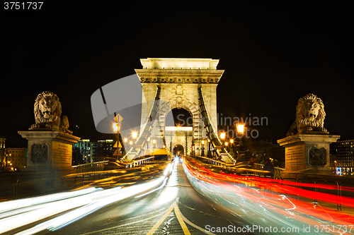 Image of The Szechenyi Chain Bridge in Budapest