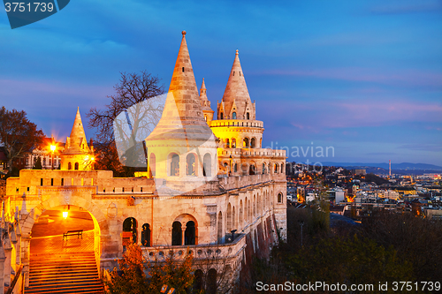 Image of Fisherman bastion in Budapest, Hungary