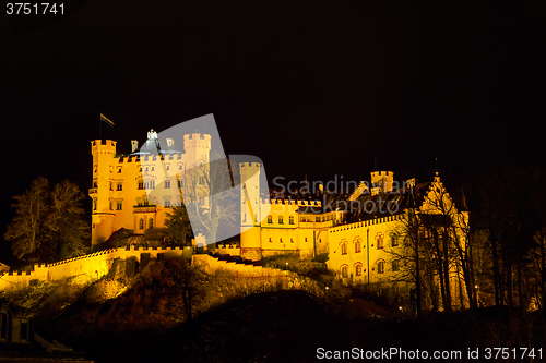 Image of Hohenschwangau castle in Bavaria, Germany