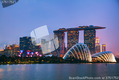 Image of Singapore financial district