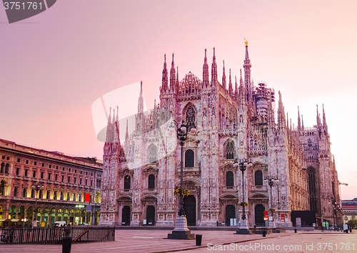 Image of Duomo cathedral in Milan, Italy