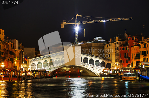 Image of Rialto bridge (Ponte di Rialto) in Venice
