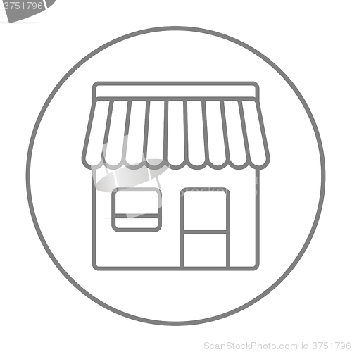 Image of Shop line icon.