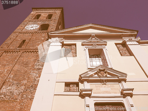 Image of Santa Maria church in San Mauro vintage