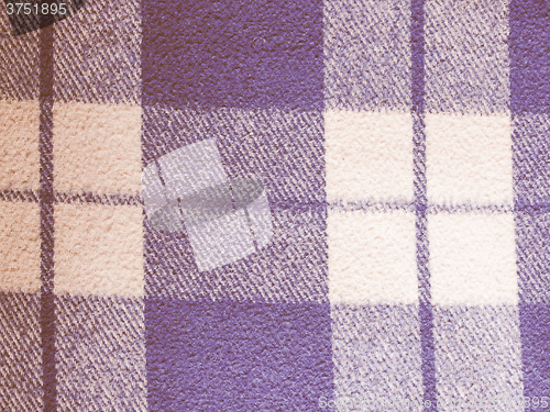 Image of Retro looking Blue tartan background