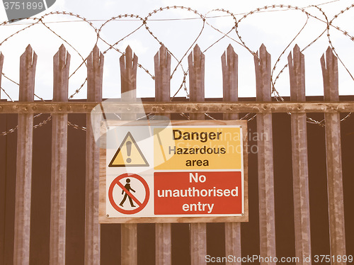 Image of  Sign picture vintage