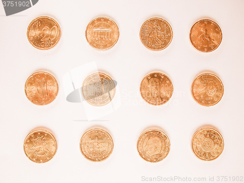 Image of  Euros money vintage