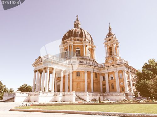 Image of Basilica di Superga, Turin, Italy vintage