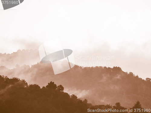 Image of Retro looking Stormy weather