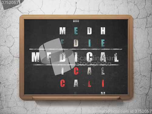 Image of Healthcare concept: Medical in Crossword Puzzle