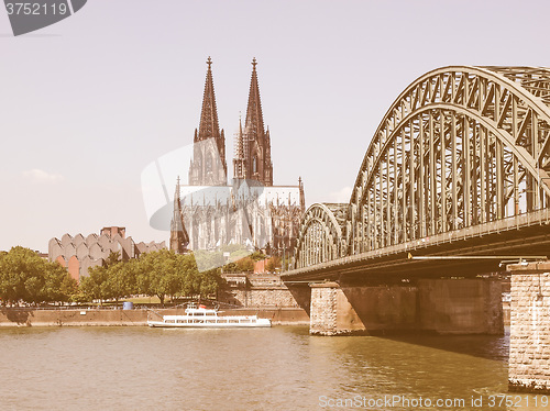 Image of Koeln panorama vintage