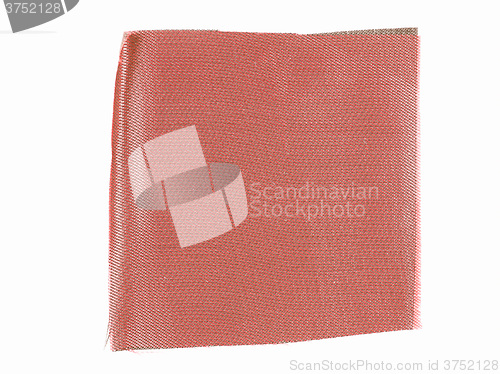 Image of  Red fabric sample vintage