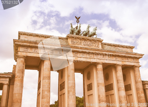 Image of Brandenburger Tor Berlin vintage