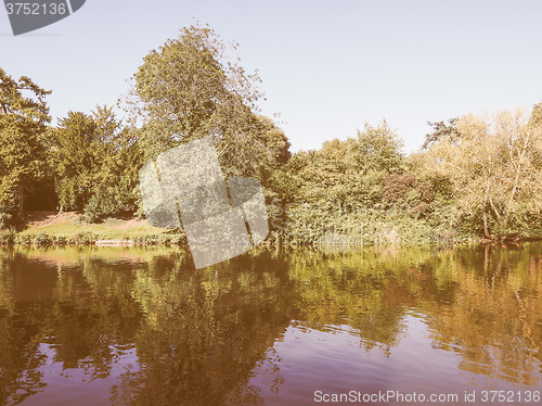 Image of River Avon in Stratford upon Avon vintage