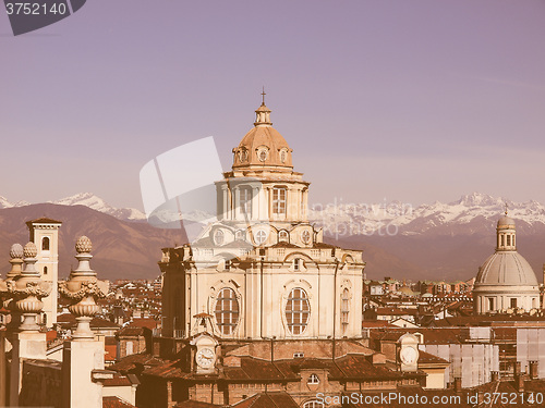 Image of San Lorenzo church, Turin vintage