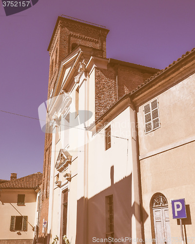 Image of Santa Maria church in San Mauro vintage