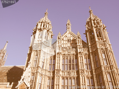 Image of Houses of Parliament vintage