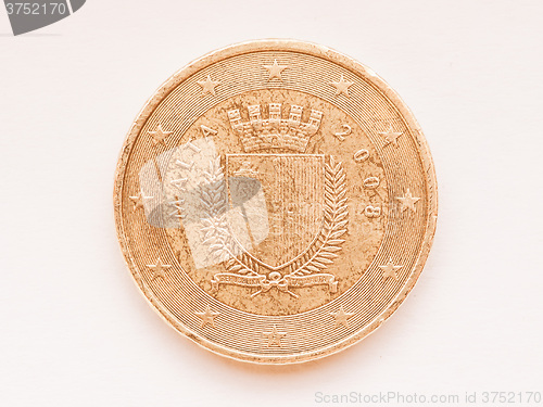 Image of  Maltese Euro coin vintage