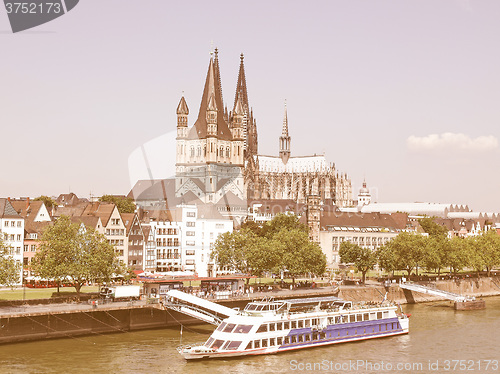 Image of Koeln panorama vintage