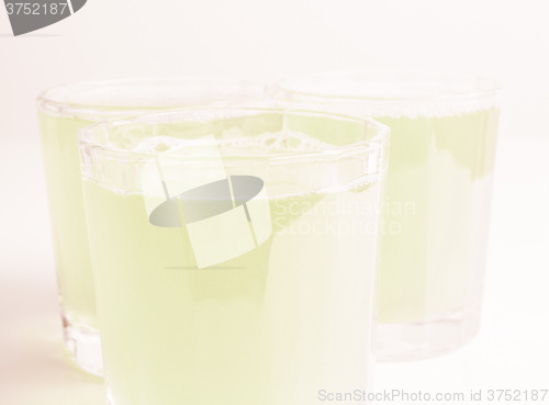 Image of  Green apple juice vintage