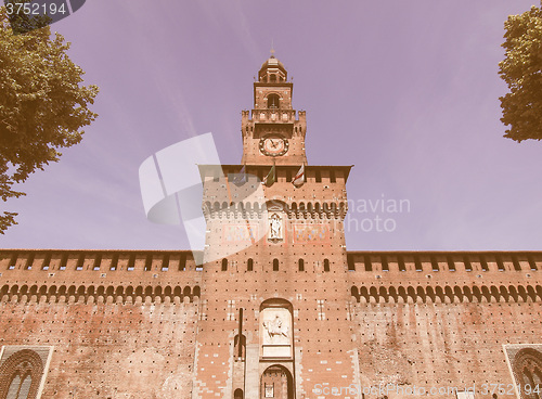 Image of Castello Sforzesco, Milan vintage