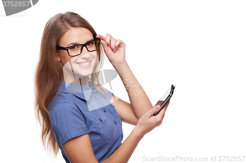 Image of Business woman in glasses