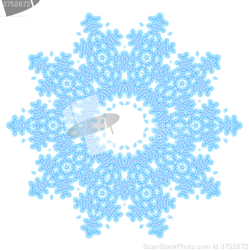 Image of Abstract snowflake