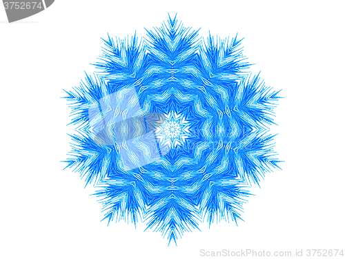 Image of Abstract blue pattern shape