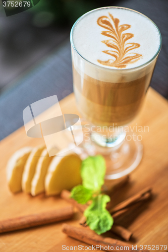 Image of coffee with ginger 