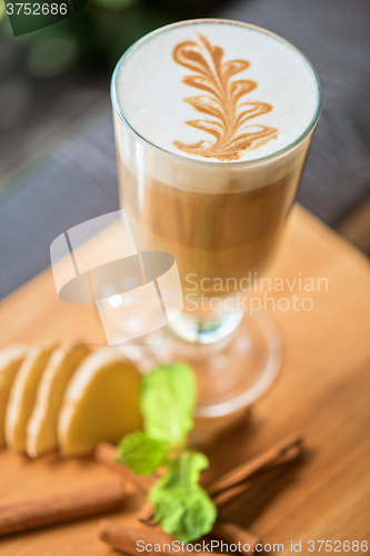 Image of coffee with ginger 