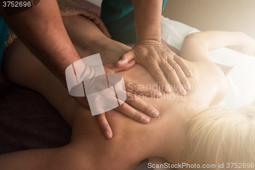 Image of massage at spa