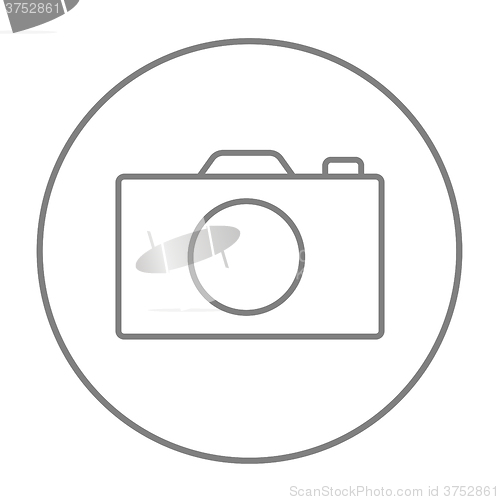 Image of Camera line icon.