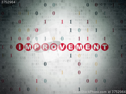 Image of Finance concept: Improvement on Digital Paper background