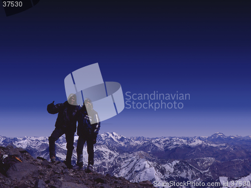 Image of Climber at the summit