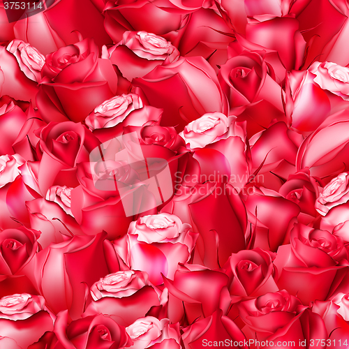 Image of Abstract background of flowers. EPS 10