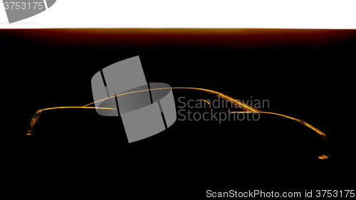 Image of sports car silhouette