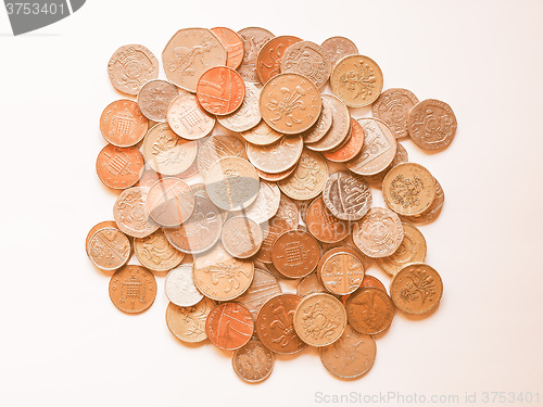 Image of  Pound coins vintage