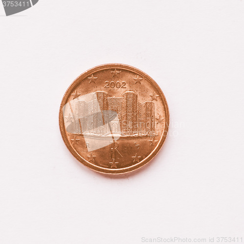 Image of  Italian 1 cent coin vintage