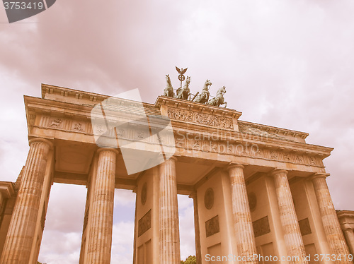 Image of Brandenburger Tor Berlin vintage