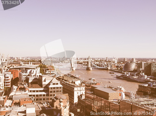 Image of Tower Bridge London vintage
