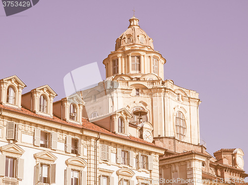 Image of San Lorenzo church, Turin vintage