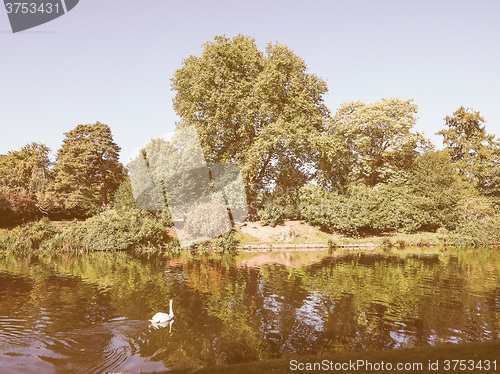 Image of River Avon in Stratford upon Avon vintage