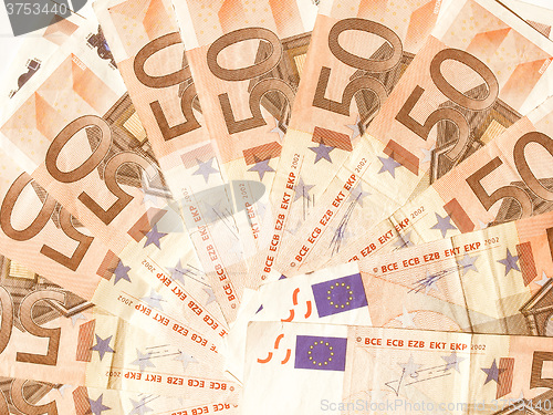 Image of  Euro note vintage