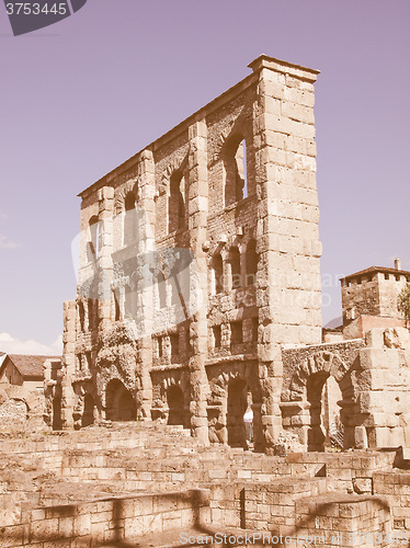 Image of Roman Theatre Aosta vintage