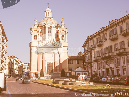 Image of Church of San Bernardino meaning St Bernardine in Chieri vintage