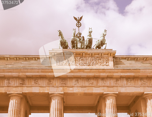 Image of Brandenburger Tor Berlin vintage